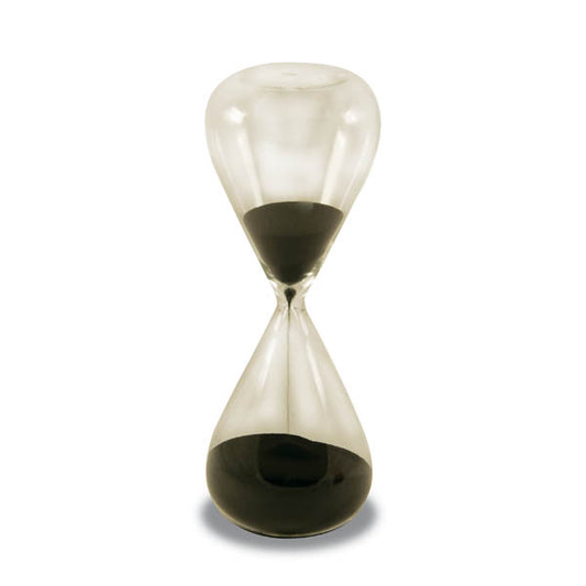Traditional Sand Timer with Black Sand