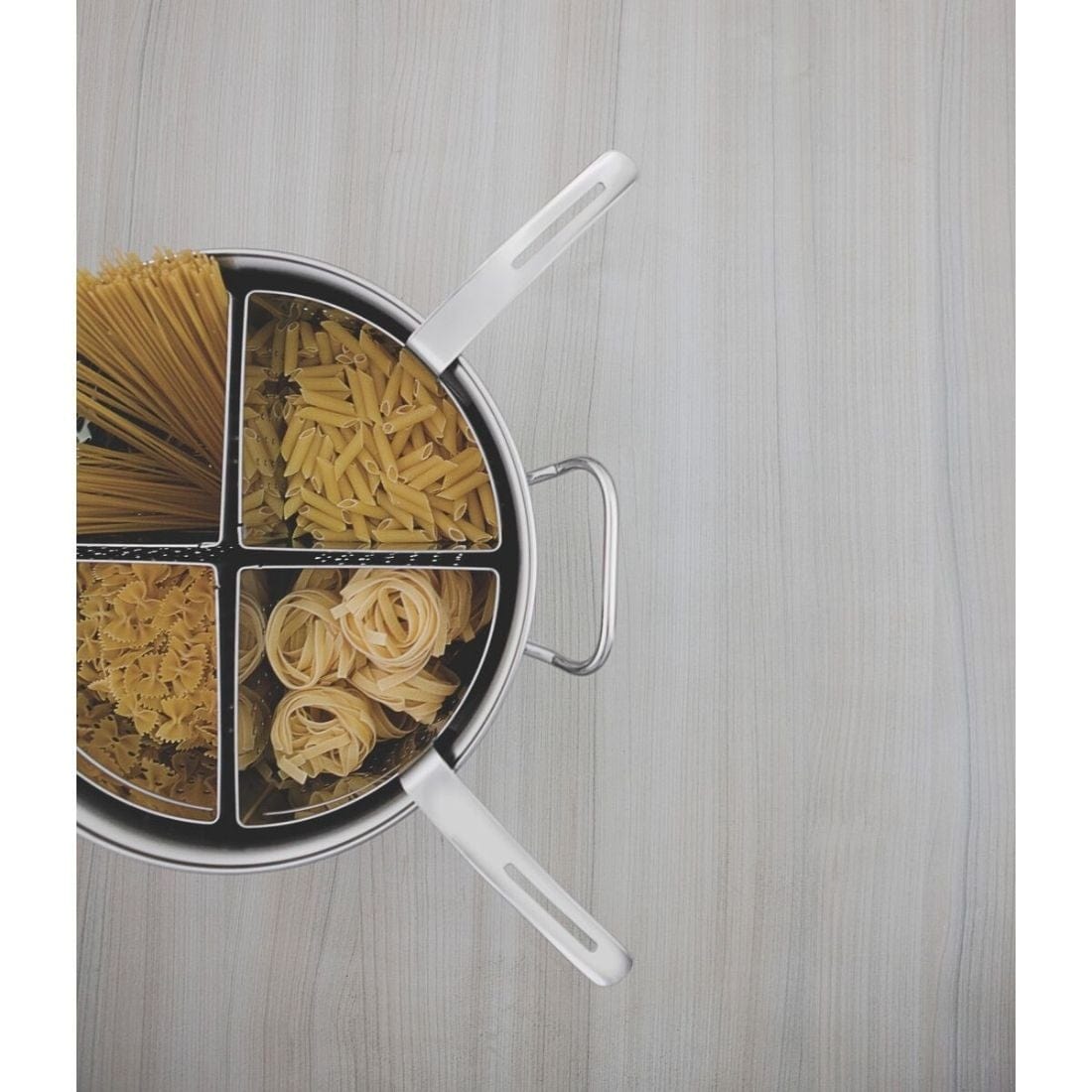 Stock Pot with Pasta Inserts (30 cm) - Professional Pots - Tramontina