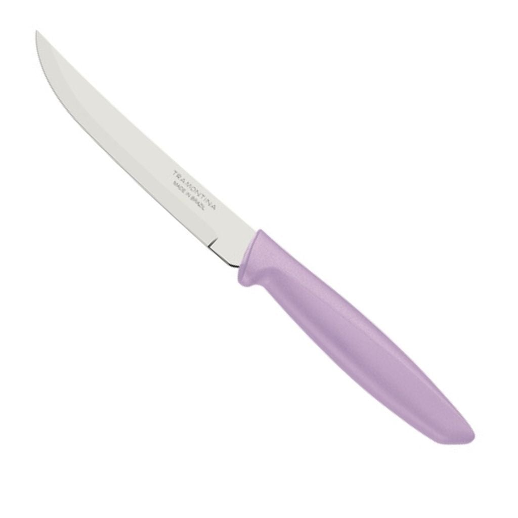 Tramontina Fruit Knife Tramontina Plenus 5 inch (13cm) Utility Knife Purple Smooth Blade (12 Pack)- TRM-23431835