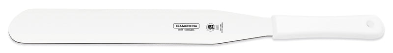 Bakers Spatula (30 cm Stainless Steel Blade, White Handle) - Professional Master - Tramontina
