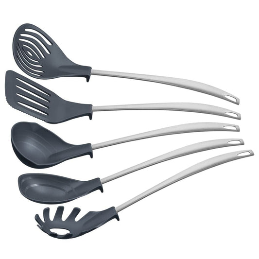 Tramontina Movin graphite gray nylon utensil set, 5 pc set - TRM-25799650