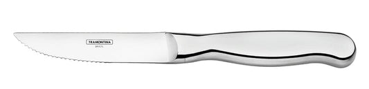 Stainless steel jumbo steak knife with serrated blade - Classic - Tramontina