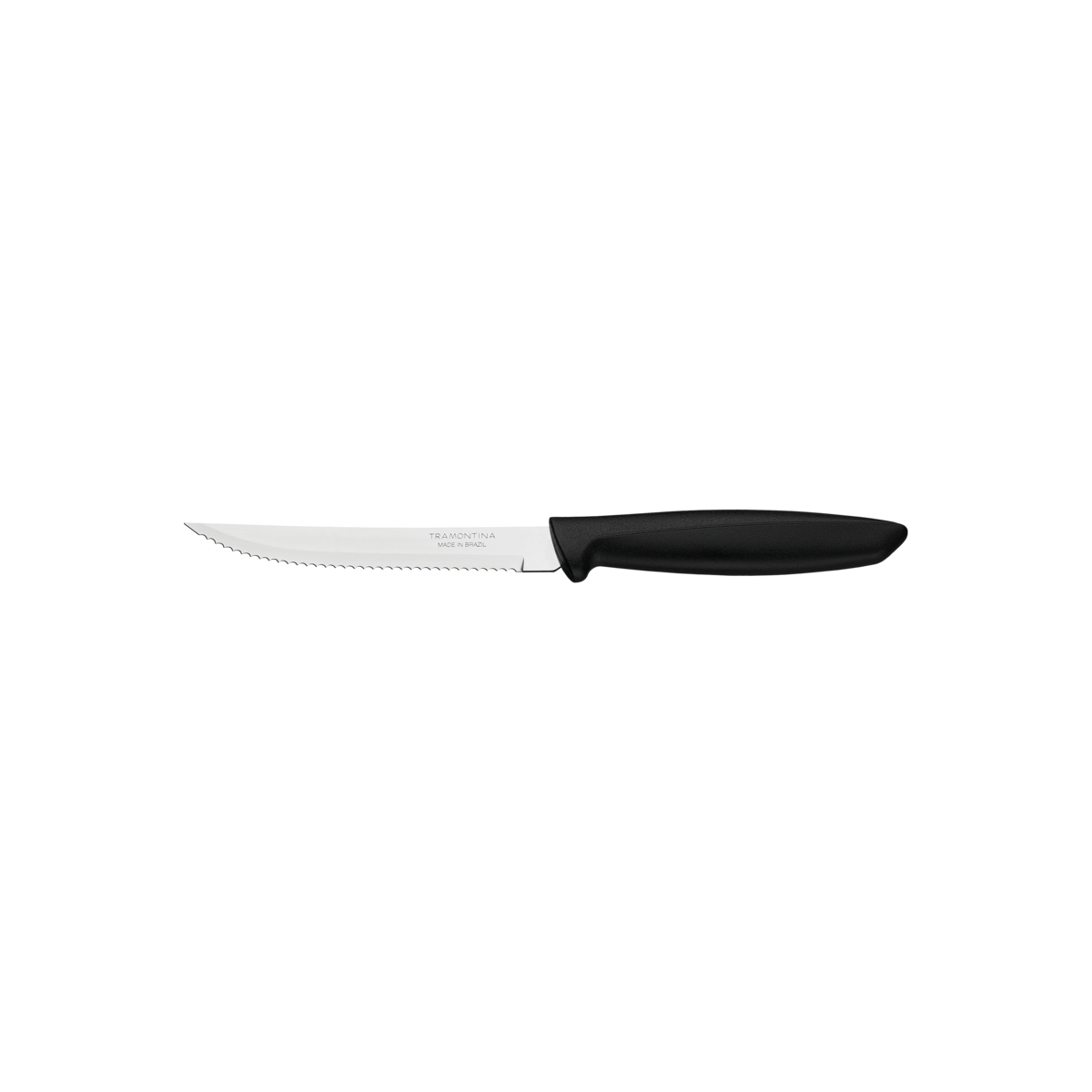 Steak Knife - Black (13 cm Stainless Steel Blade) - Plenus - Tramontina