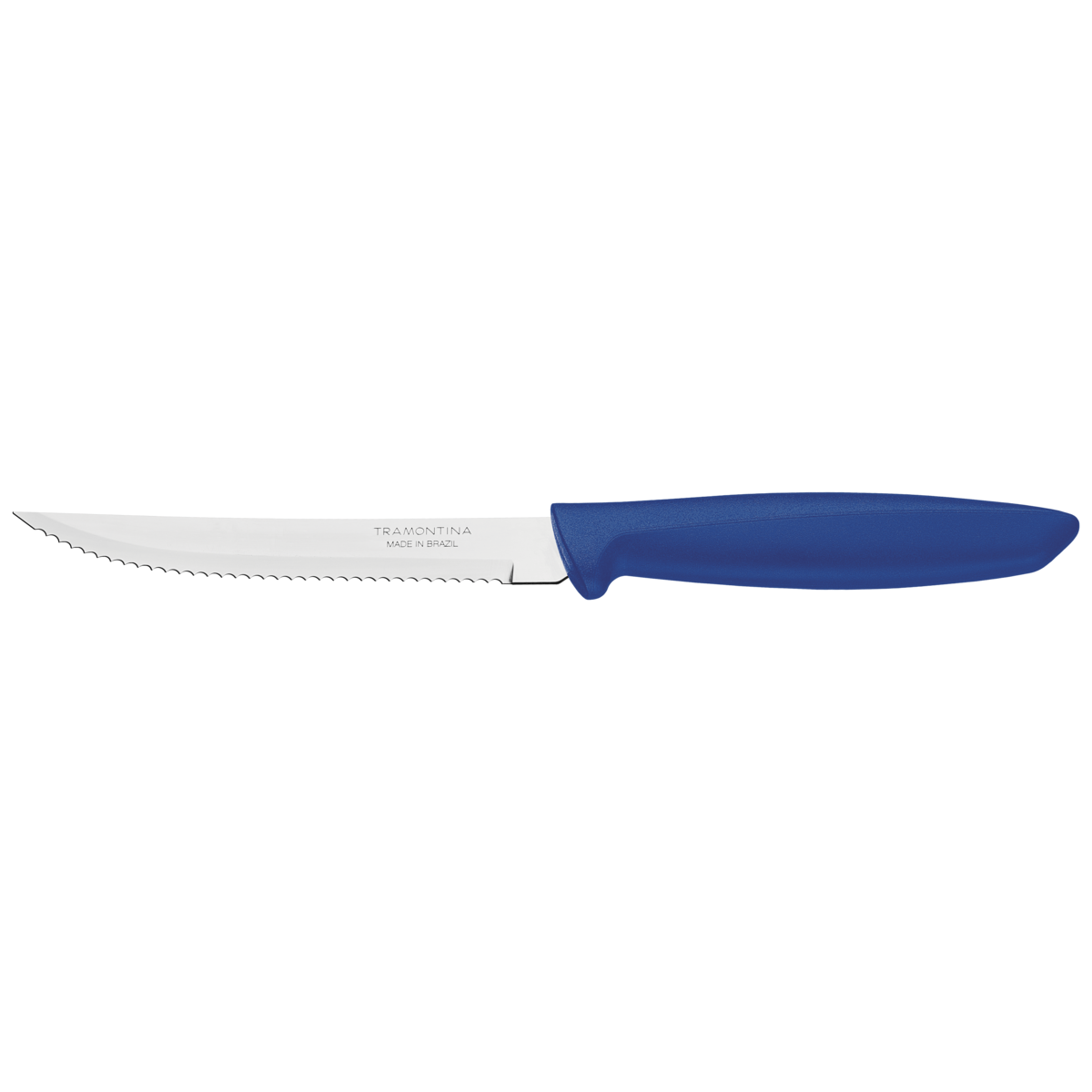 Steak Knife - Blue (13 cm Stainless Steel Blade) - Plenus - Tramontina