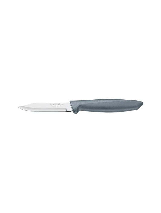 Paring Peeling Knife - Grey - Loose Knife (8 cm Smooth Blade) - Plenus - Tramontina