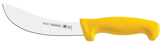 Skinning Knife - Yellow (15 cm Curved Blade) - Professional Master - Tramontina