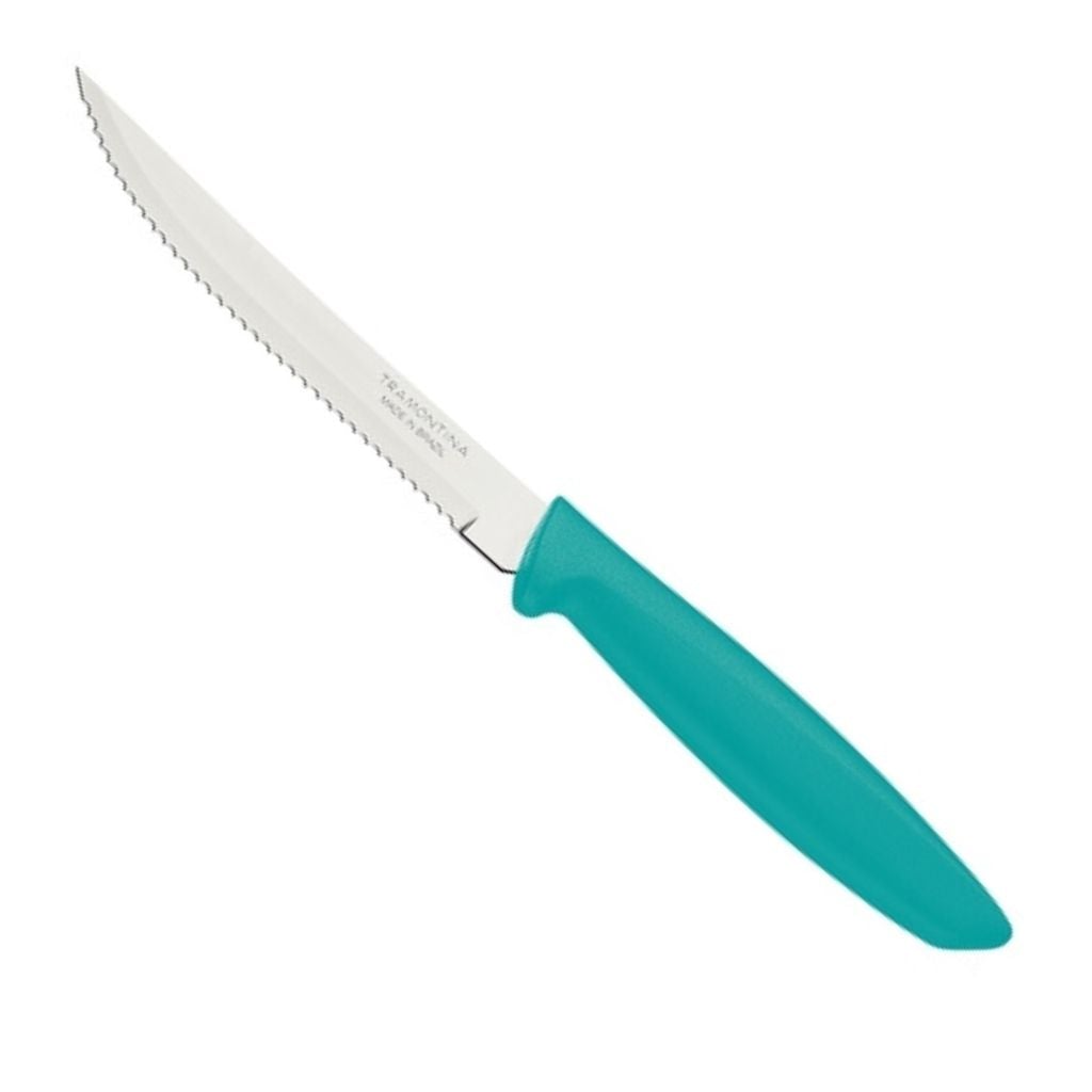 Tramontina Steak Knife Tramontina Plenus 5 inch (13cm) Steak Knife Turquoise (12 Pack) - TRM-23410885