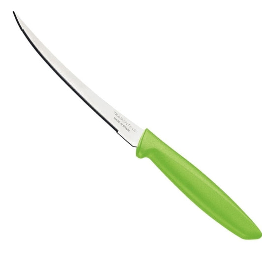 Tramontina Plenus Tomato Knife - Green (13 cm Stainless Steel Blade) 12 Pack- TRM-23428825