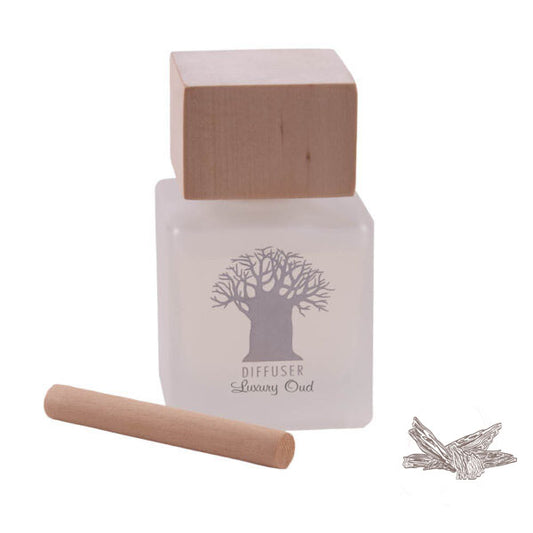 Fragrance Diffuser with Wooden Top - Luxury Oud – Mockana